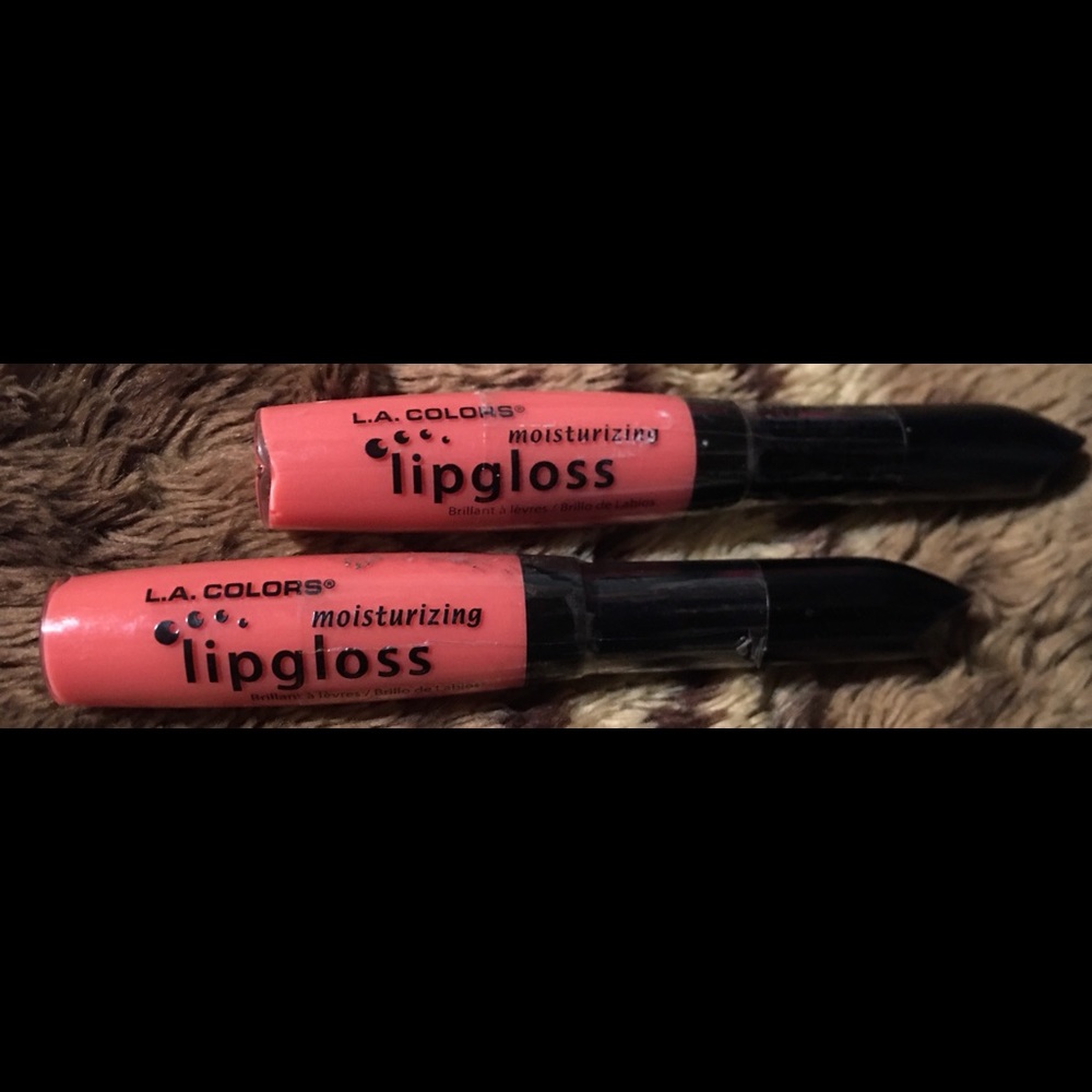 L. A. Colors Lot of 2 Moisturizing Lipgloss Coral